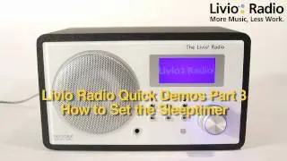 Livio Radio Quick Demos Part  3: How to set the Sleeptimer
