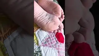 Mary napping with her big meaty soles and feet out in the open.