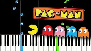 PAC-MAN - Original Theme | EASY Piano Tutorial