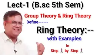 Ring Theory | Commutative Ring | Ring with Unity /Definition/ Example/ Property
