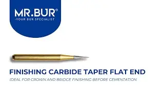 Finishing Carbide Series Taper Flat End Carbide Bur FG | MR.BUR