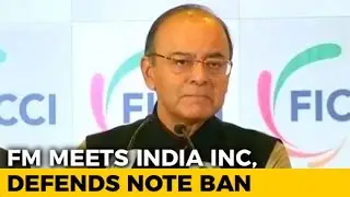 On Notes Ban, Arun Jaitley vs Anand Sharma At Industrial Body (FICCI) Meet