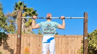 Just 54 pull ups unbroken with 50 reps in 64 seconds at 45 years young! #SanDiegoFitness