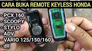 Cara buka kunci remote keyless motor Honda PCX Scoopy Vario Stylo dan lainya