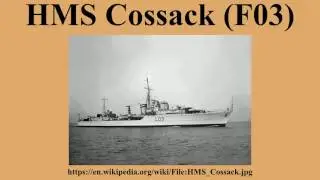 HMS Cossack (F03)