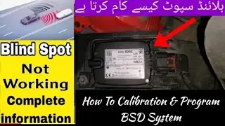 Hyundai Sonata C2703 BlindSport Distance❓How To Program Calibration BSD Module If Acident Or Replace