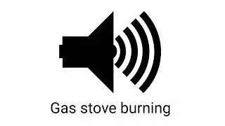 gas stove burning sound effect (royalty free )