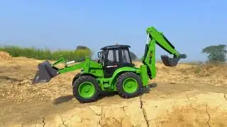 JCB Tractor Cartoon Video | Tata Dumper Truck Accident Pulling Out JCB 5CX Car Tractor