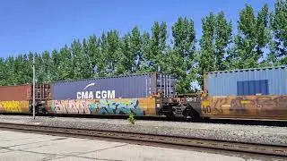 CN security boxcar rolling west