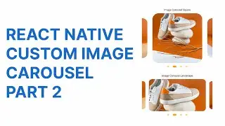 React Native Custom Image Carousel with Pagination and Auto Play using Reanimated 2 From Scratch