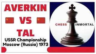 Orest Averkin vs Mikhail Tal. USSR Championship Moscow (Russia) 1973.