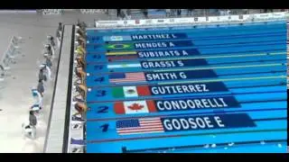 Final 100 mts mariposa varones   Panamericano Toronto 2015