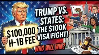 H-1B visa fee draws legal challenge from US states | Trump's $100,000 H-1B visa fee