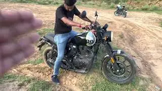Finally, RE Hunter 350 Ground Clearance Test - अड़ गयी 😂 ! Low Ground Clearance !! Hunter 350 !