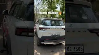 Rear Headrest install in Brezza 2025 #car #automobile #youtubeshorts #tranding #rearmirror #brezza