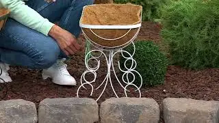 Vegtrug Raised Metal Cradle Planter with Coco Liner on QVC
