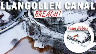 LLANGOLLEN CANAL BREACH! HUGE UPDATE! We've Made The Decision! Are we Getting Lifted Out?