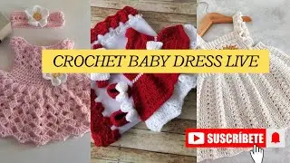 Cute Crochet Baby Dress Ideas for beginners #crochet #handmade #live #babydress