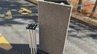 IntelliStage Lightweight Folding Portable Stage Unit Assembly (3'x3') - StageDrop