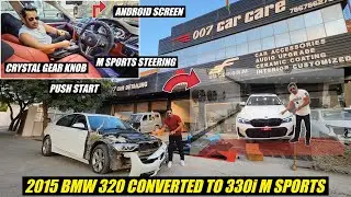 2015 BMW 320 Transformed Into 2025 M-Sport 330i 🔥 |  Interior & Exterior | Steering | Android Screen