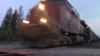 Canadian Pacific Coal (CP 8??) East at Caithness, BC!