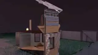 Дом-трансформер в 3ds max(Pinchukvfx)