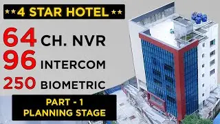 How to Setup the wiring of 64 IP CCTV Camera and 96 Digital Intercom - In-depth explanation