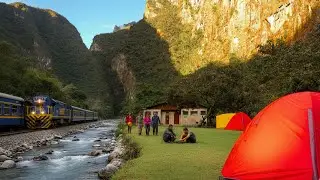 Fui al lugar donde se hace CAMPING en Machupicchu Pueblo ⛺✨