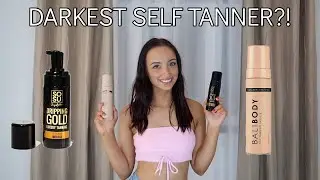 SOSU DRIPPING GOLD LUXURY TANNING MOUSSE vs. BALI BODY ULTRA DARK SELF TANNING MOUSSE REVIEW + DEMO!