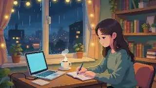 Rain Sounds for Studying & Focus 🌙 | Cozy Room Ambience (No Music)| 2Hours