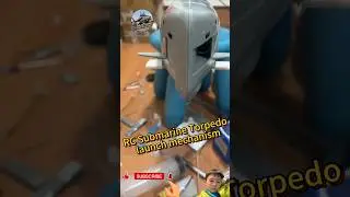 How RC submarine model launch torpedoes #rcsubmarine #torpedo #submarine #scalemodel#rcship #rcmodel