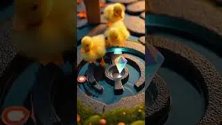 Super Smart Duckling Solves Puzzles (To Be Continued) #cute  #funny #adoreble