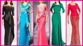Uptrend Women's Mother Of The Bride Long Evening Maxi Trumpet Wedding Dresses