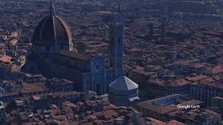 4K Google Earth Studio from Praha to Venice