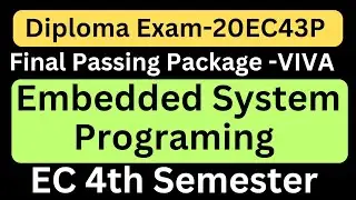 Embedded system programming Passing package|Diploma passing package|EMB Passing package|20EC44P