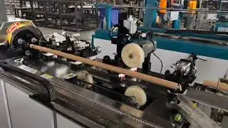 paper core cutting machine with automatic loading and unloading#slitter #factory #manufacturing