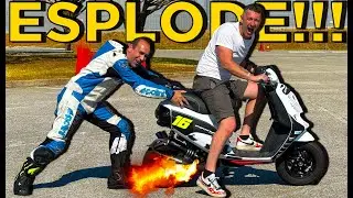 ESPLODO lo ZIP SP 70cc in PISTA!!!