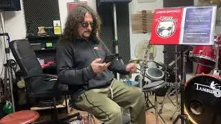 Training-Drum-Double Pedal-& Business with My Phone-Leandro Bartorelli-Showman-Maestro