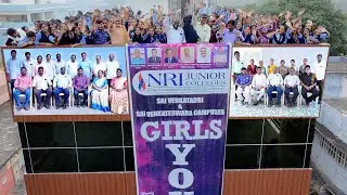 Baner Opening Celabration | Photo | Youth Fest Celebrations | NRI Jr College Girls | Tenali | 2025