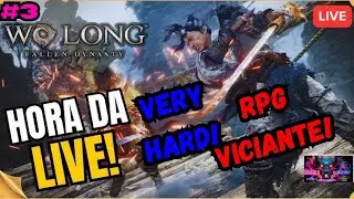 🔥 Wo Long Fallen Dynasty - UM RPG VICIANTE! #3 - BUGOU O SAVE.. E AGORA?🔴SUPER LIVE🔴