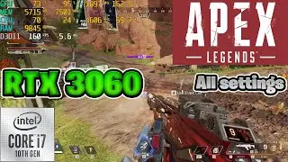 Apex Legends: RTX 3060 12GB + Intel i7 10700F | 1080p Ultra, Medium and Low Settings