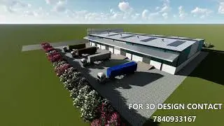 warehouse 3D design | peb  industrial shed walkthrough| contact 7840933167