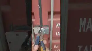american container lock install