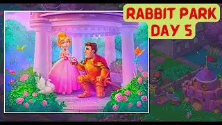 Gardenscapes: Restore Rabbit Park &mdash; Day 5 │Charles Stevens Garden │ Game-play Walk-through