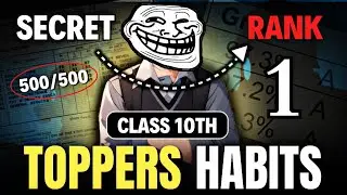 10 Habits of Toppers &ndash; Must Follow for Class 10💀 | How to study like a topper [ SECRET REVEALED 🤫]