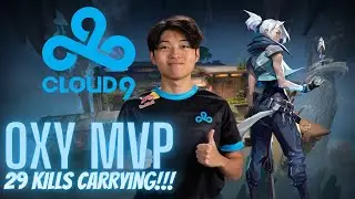 Jett🔪 Abyss MVP!!! C9 OXY Jett🔪 VOD! ft. okeanos vs. Mazino