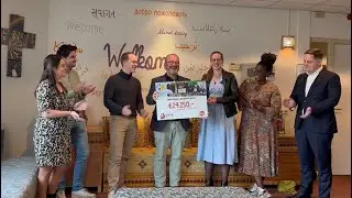 Cheque uitgereikt aan Stichting Gave vanuit de landelijke actie