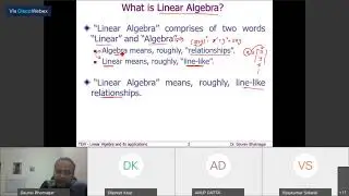 Lecture1,Week 4 - Dec.11, 2020-Linear Algebra and Image Processing-Dr. Gaurav Bhatnagar, IIT Jodhpur