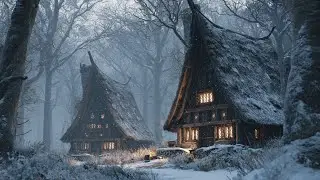 Mystic Nordic Winter Cottages &mdash; Medieval Nordic Winter Ambience for Sleep, Relax & Study