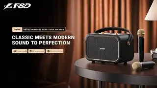 NEW F&D RW40 | Classic meets modern🎶 Karaoke mics for even more fun
